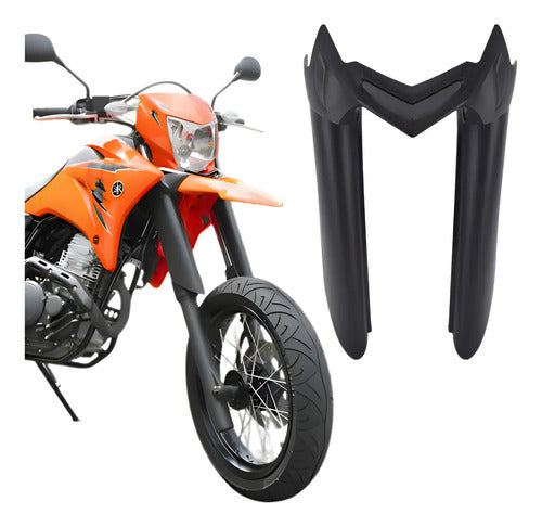 Protetor de Bengala Yamaha Lander 250 Xtz 250x 2008 a 2010 Preto