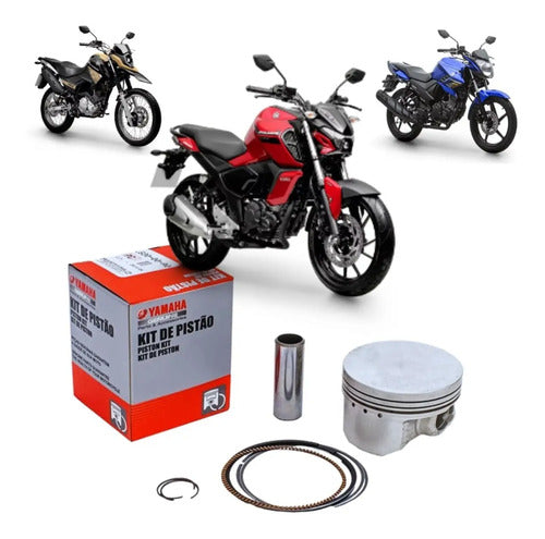 Kit Pistão com Anéis Yamaha Fazer Factor Crosser 150 STD
