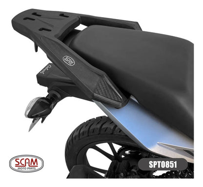 Suporte de Baú Bagageiro Scam Fiberforce Honda Cg 160 Titan Fan Start 2025 em diante