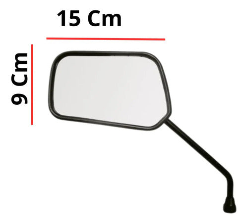 Par de Retrovisores GVS Honda Cg 125 150 Titan Fan