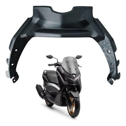 Moldura da Tampa Frontal do Farol Yamaha Nmax 160 2025 Preto