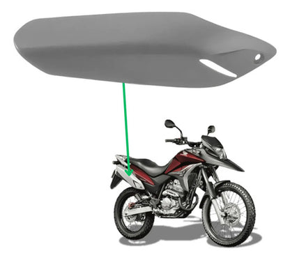 Protetor do Escapamento Paramotos Honda Xre 300 2010 a 2018 Prata