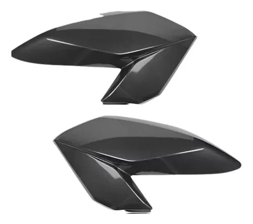 Par de Aletas Abas do Tanque Paramotos Honda Cg 160 Fan Start 2016 a 2021 Cinza Una