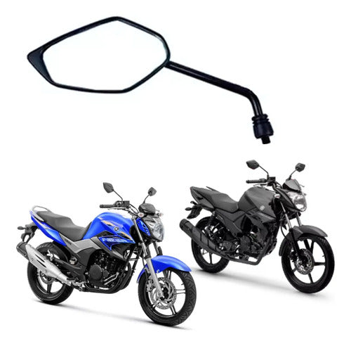 Espelho Retrovisor Esquerdo Yamaha Fazer 150 250 2015 a 2018