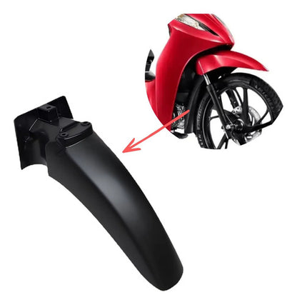 Paralama Dianteiro B Paramotos Honda Biz 125 2025 Preto