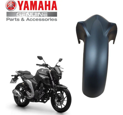 Paralama Dianteiro Yamaha Fazer Fz25 250 2018 a 2025 Preto Fosco