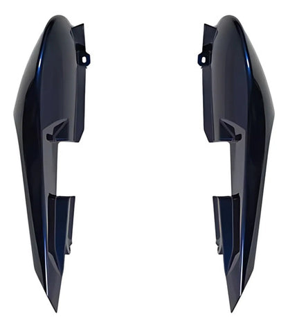 Par de Rabetas Laterais Paramotos Yamaha Fazer 150 2020 a 2021 Azul Metálico