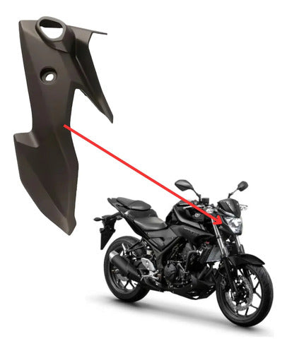 Suporte do Farol Direito Yamaha Mt-03 2016 a 2020 Preto