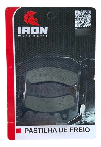 Pastilha de Freio Dianteira Iron Honda Cg 160 Titan Fan Start Cargo 2018 a 2025