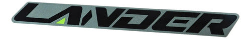 Adesivo da Capa do Tanque Esquerda Yamaha Lander 250 2025 Verde Fosco
