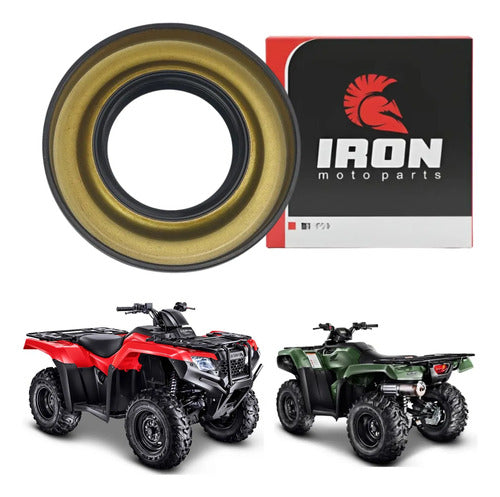Retentor da Tampa do Tambor de Freio Traseiro Iron Honda Trx 420 Fourtrax 2014 a 2024 41x76x19 mm