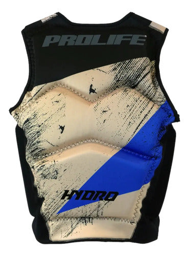Colete Salva Vidas Homologado Marinha Hydro Citrus Pro Life Sand Blue G1