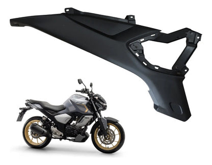 Tampa Lateral Direita Yamaha Fazer Fz15 150 2023 em diante Preto