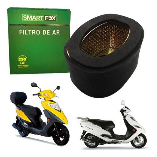 Filtro de Ar Smartfox Suzuki Burgman 125 2011 a 2019