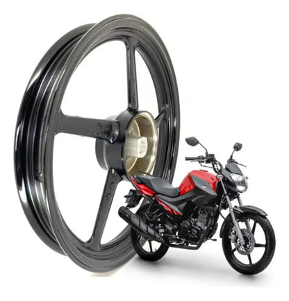 Roda Liga Leve Traseira Yamaha Factor 125 2009 em diante Factor 150 2016 a 2025 Aro 18