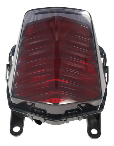 Lanterna Traseira Paramotos Honda Bros 160 2015 a 2024 Vermelho Fumê