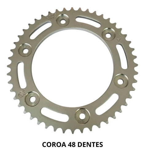 Kit Relação Smartfox sem Retentor Honda Bros 160 Xre 190 428H 128L 48/16T