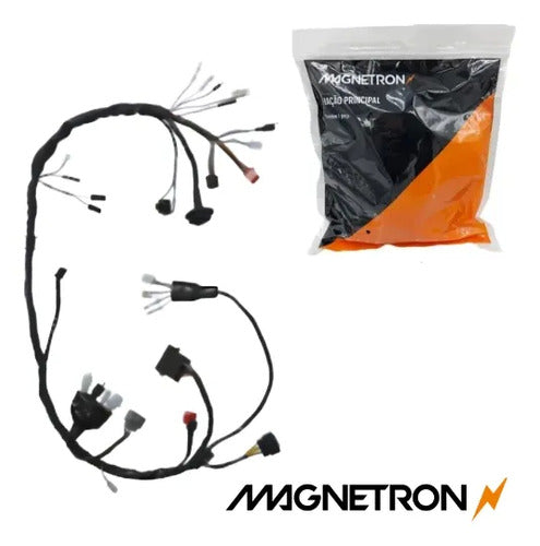 Fiação Chicote Elétrico Principal Magnetron Yamaha Factor 125 2002 a 2005 Partida a Pedal