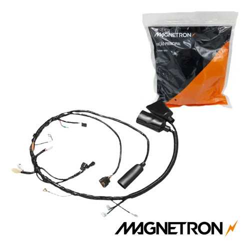 Fiação Chicote Elétrico Principal Magnetron Yamaha Xtz 125 2011 a 2014 Partida a Pedal