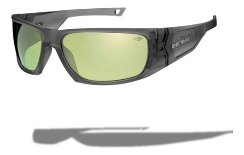 Óculos De Sol Mormaii Naxos Óculos Solar Naxos Feminino Masculino Lente Verde Preto Fosco