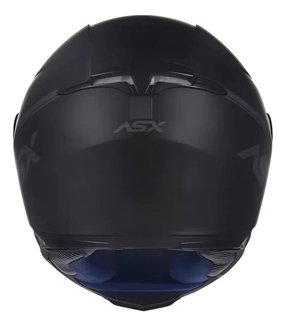 Capacete ASX Eagle Solid Preto Cinza Fosco