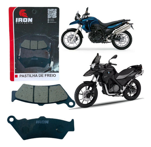 Pastilha de Freio Dianteira Iron BMW F 650 Gs 800 Gs Honda Cb 500 Yamaha Xt 660r