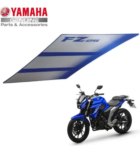Adesivo da Tomada de Ar Esquerda Yamaha Fazer Fz25 250 2022 a 2023 Azul