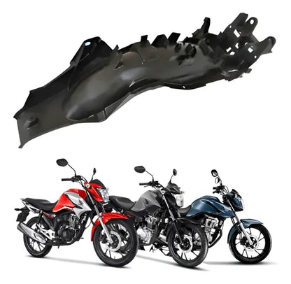 Paralama Traseiro Interno Paramotos Honda Cg 160 Titan Fan Start 2018 a 2025 Preto