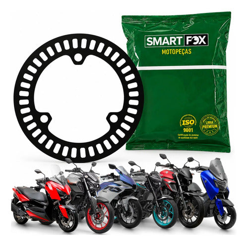Rotor do Sensor ABS Dianteiro e Traseiro Smartfox Yamaha Nmax 160 Fazer Fz25 Xmax 250 Mt-03 Yzf-R3