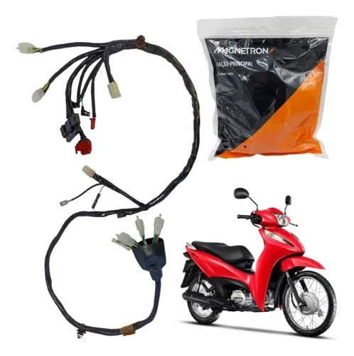 Fiação Chicote Elétrico Principal Magnetron Honda Biz 125 2006 a 2008