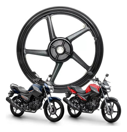 Roda Liga Leve Traseira Yamaha Factor 125 2009 em diante Factor 150 2016 a 2025 Aro 18