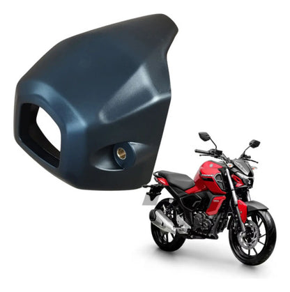 Ponteira do Protetor do Escapamento Yamaha Fazer Fz15 150 2023 a 2025 Preto Fosco