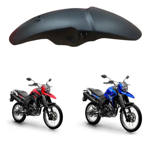 Paralama Dianteiro Yamaha Lander 250 2020 a 2025 Preto Fosco