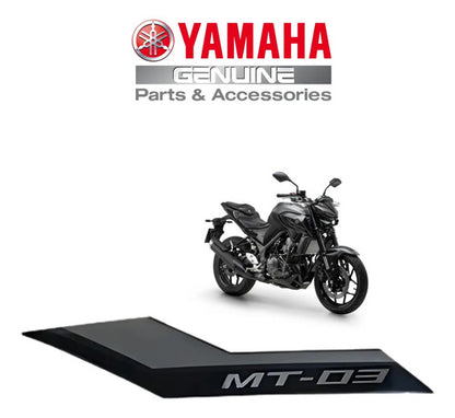 Adesivo da Aba do Tanque Direita Yamaha Mt-03 2022 em diante Preto