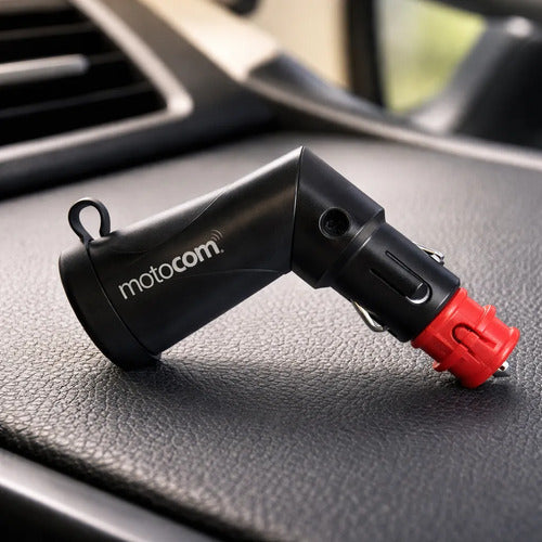 Carregador de Celular USB Duplo Motocom MT102 Plug DIN Hella 12V/24V