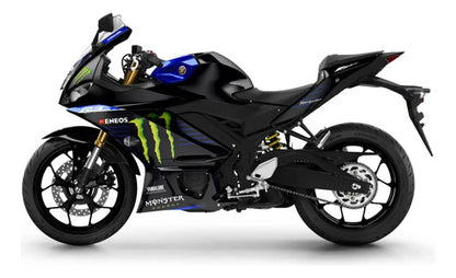 Carenagem Lateral Superior Yamaha Yzf-R3 2020 a 2025 Preto