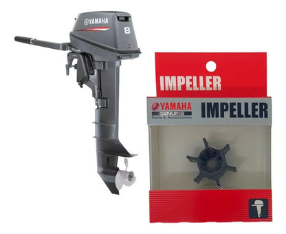 Rotor da Bomba d'Água Yamaha Motor de Popa 8 HP 2T 1997 em diante