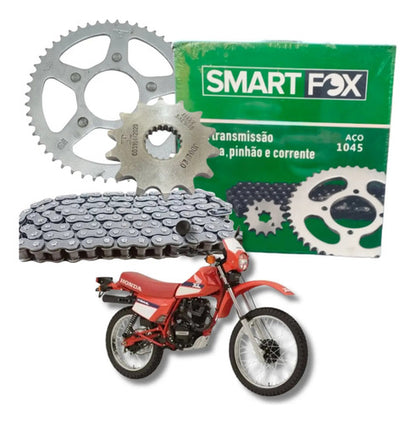 Kit Relação Smartfox sem Retentor Honda Xls 125 1987 a 1995 428H 126L 56/14T