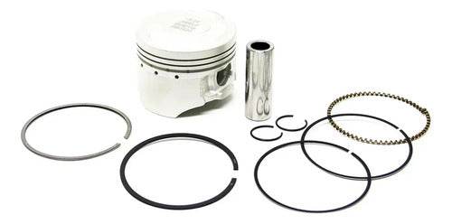 Kit Pistão com Anéis Magnetron Honda Cg 125 Cargo Today 1992 a 2000 Xlr 125 1997 a 2002 0,25 mm