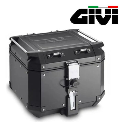 Baú Traseiro Givi Trekker Outback Monokey 42 Litros Alumínio Preto