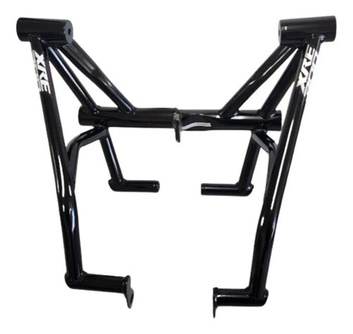 Protetor de Motor Stunt Race Street Cage Honda Xre 300 2009 em diante Preto Brilhante