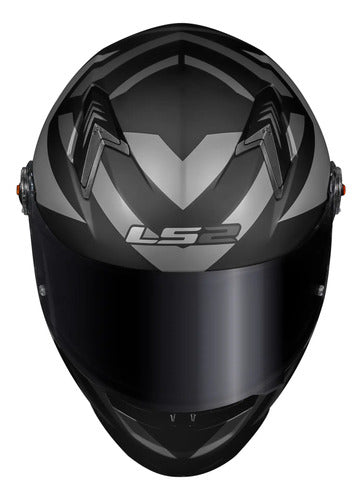 Capacete LS2 FF358 Starwar Preto Prata Fosco