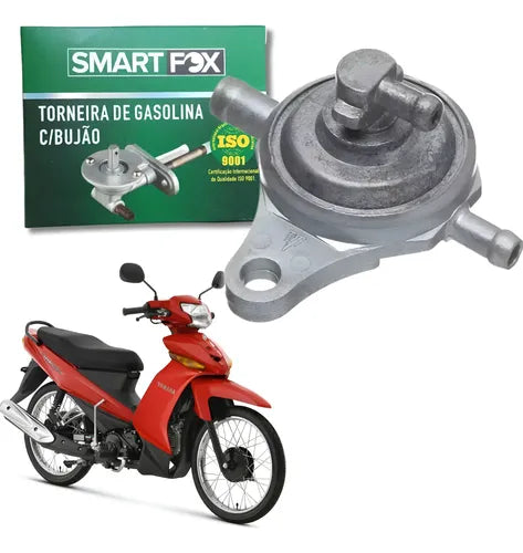 Torneira de Combustível com Bujão Smartfox Yamaha Crypton 115 2009 em diante