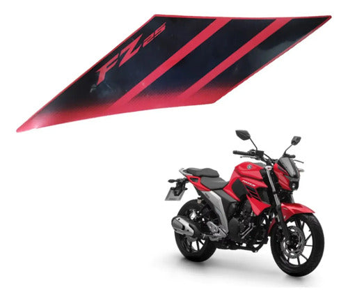 Adesivo da Tomada de Ar Direita Yamaha Fazer Fz25 250 2022 a 2023 Vermelho