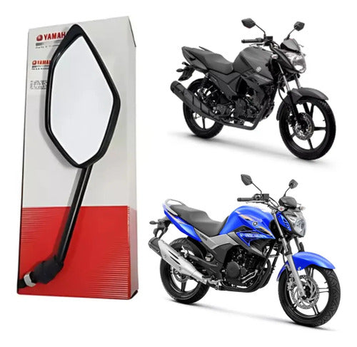 Espelho Retrovisor Esquerdo Yamaha Fazer 150 250 2015 a 2018