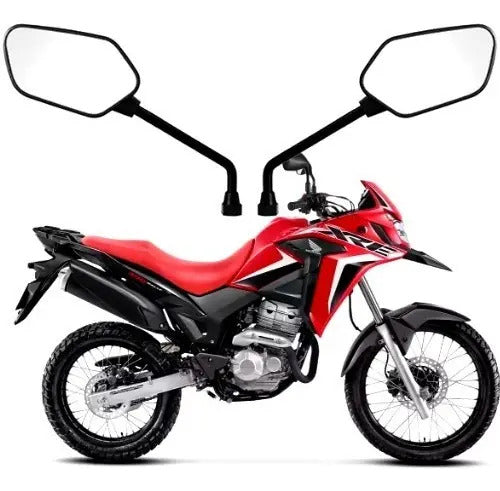 Par de Retrovisores GVS Mini Honda Xre 300 2009 em diante Cb 300r 2011