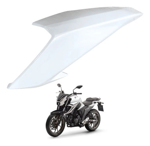 Guia de Ar Aba do Tanque Esquerda Yamaha Fazer Fz25 250 2025 em diante Branco Metálico