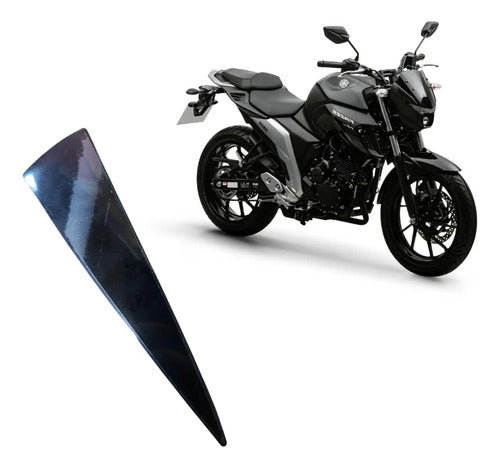 Adesivo da Carenagem Lateral do Farol Esquerda Yamaha Fazer Fz25 250 2023 Preto