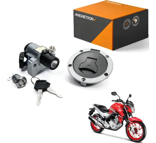 Conjunto de Travas Magnetron Honda Cb 250f Twister 2019 em diante