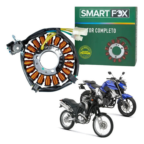 Magneto Estator com Bobina de Pulso Smartfox Yamaha Fazer 250 2011 a 2017 Ténéré 250 2011 a 2015